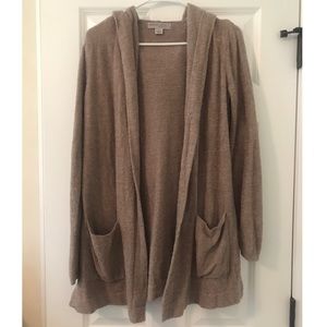 Barefoot Dreams Cozychic Lite Resort Cardi w/ hood